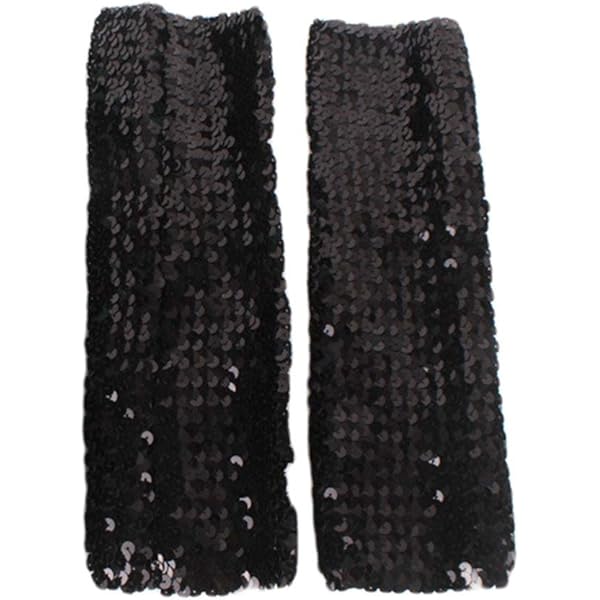 Fluffy Arm Warmer　ブラック Amazon.com: GSHLLO 1 Pair Faux Fur Short Wrist Cuff Soft